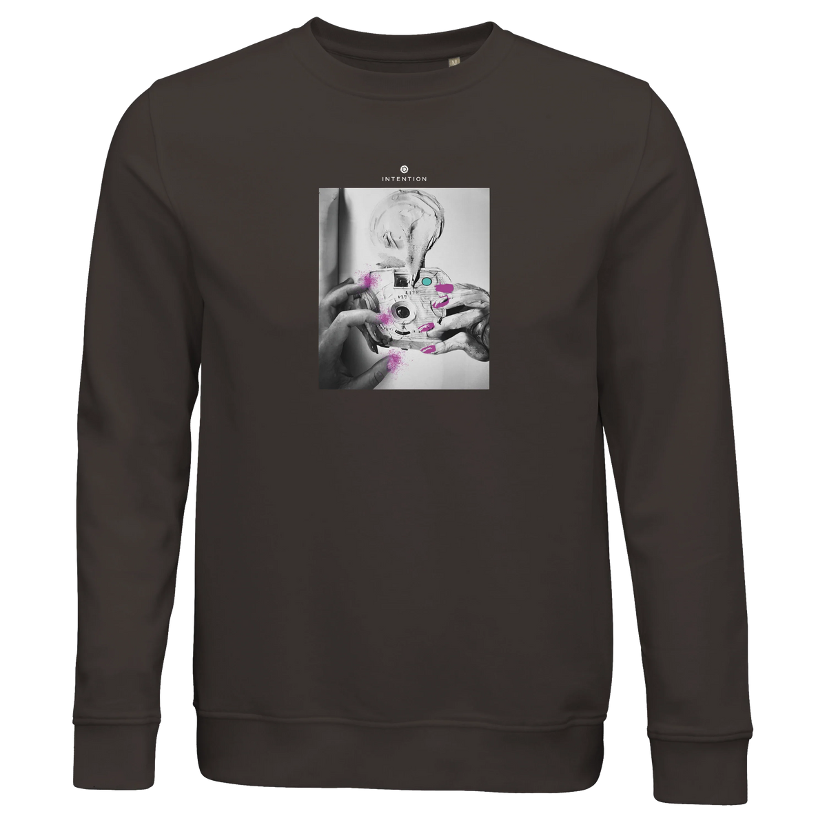 Synergy - "Synch´d Hands" Sweatshirt deep charcoal grey 1