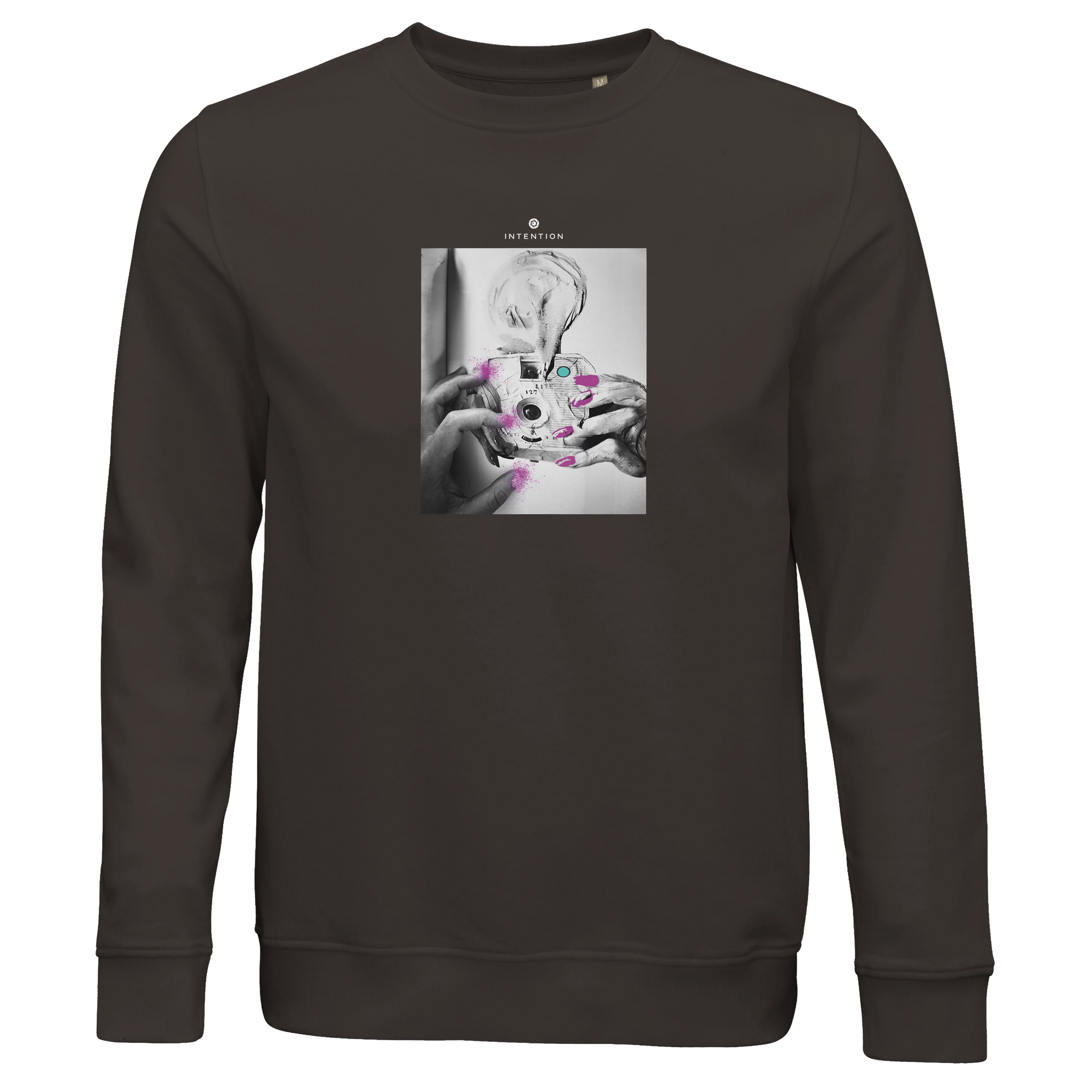 Synergy - "Synch´d Hands" Sweatshirt deep charcoal grey 1
