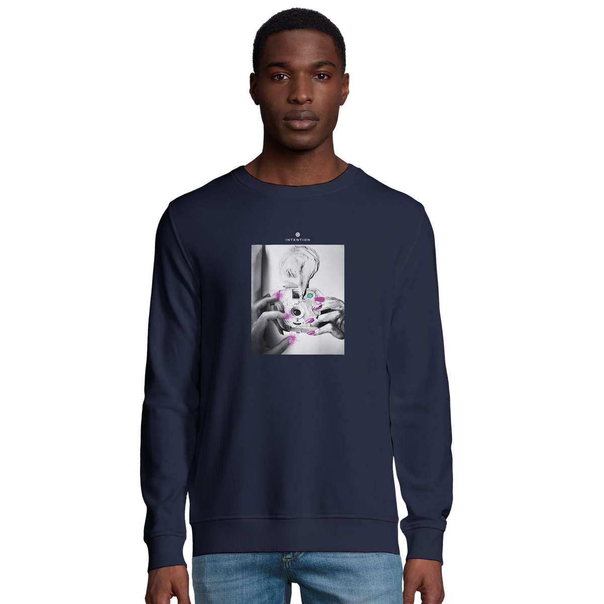 Synergy - "Synch´d Hands" Sweatshirt French Navy 3