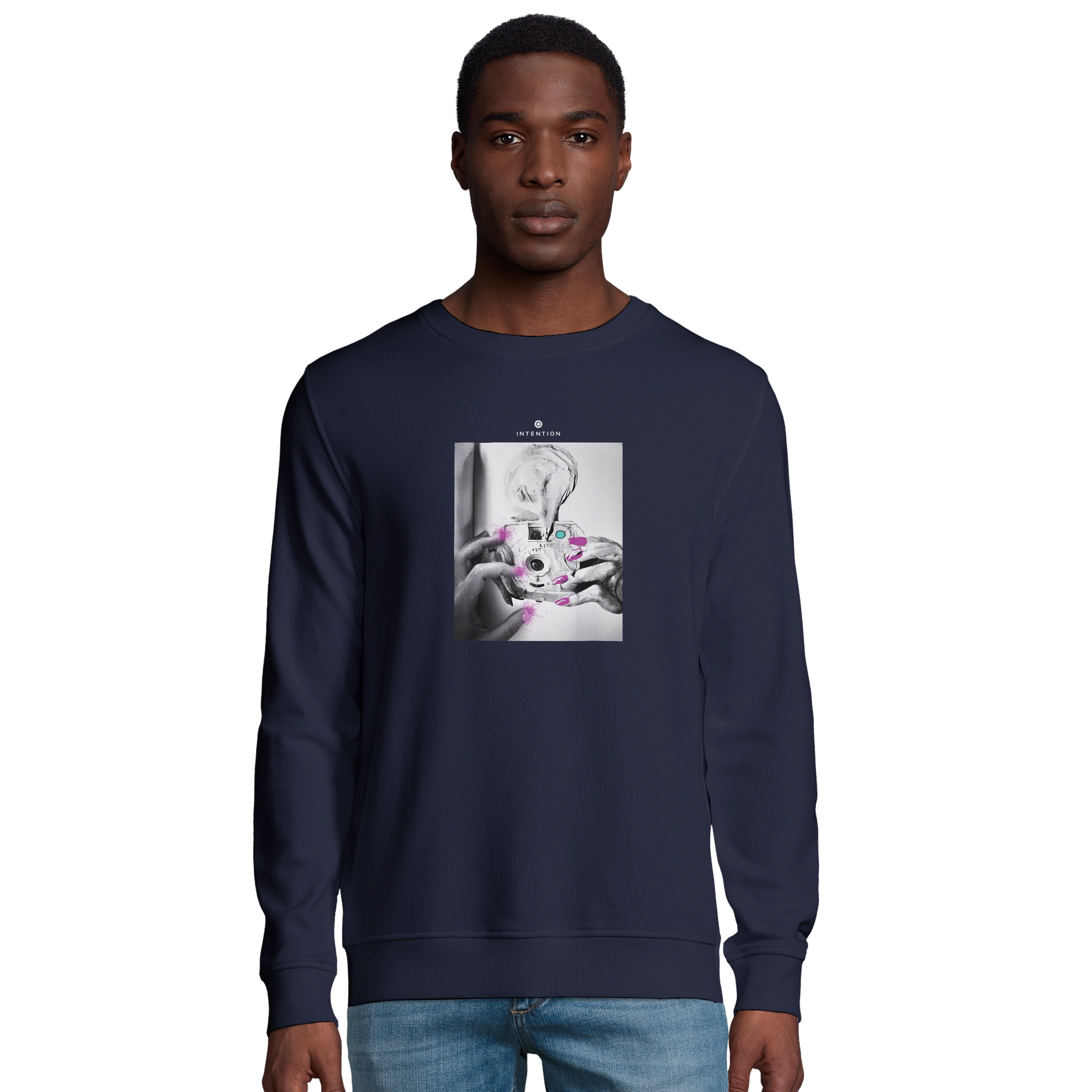 Synergy - "Synch´d Hands" Sweatshirt French Navy 3