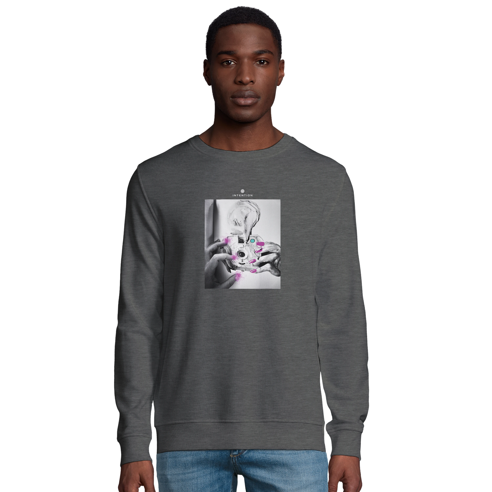 Synergy - "Synch´d Hands" Sweatshirt Grey Melange 3