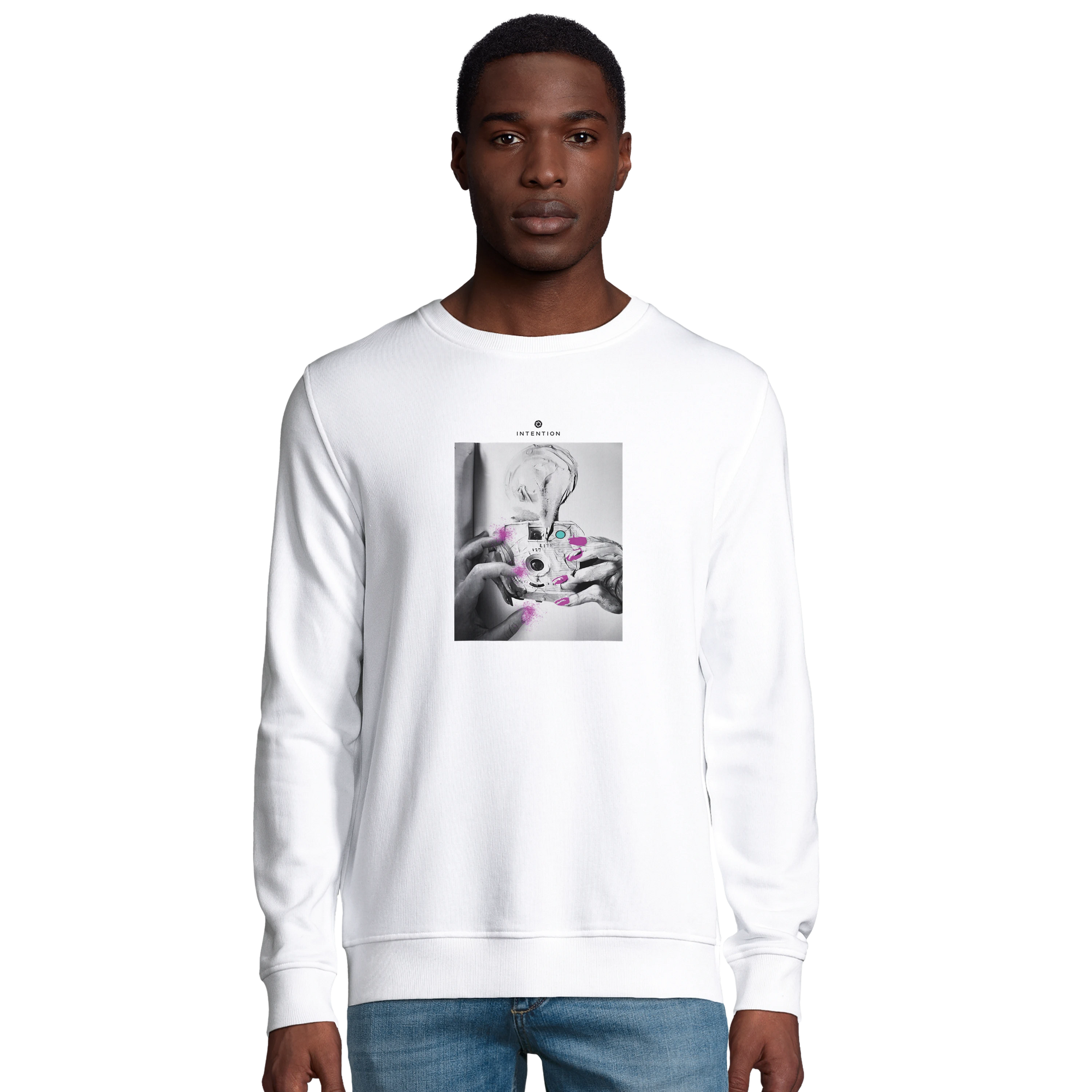 Synergy - "Synch´d Hands" Sweatshirt White 3