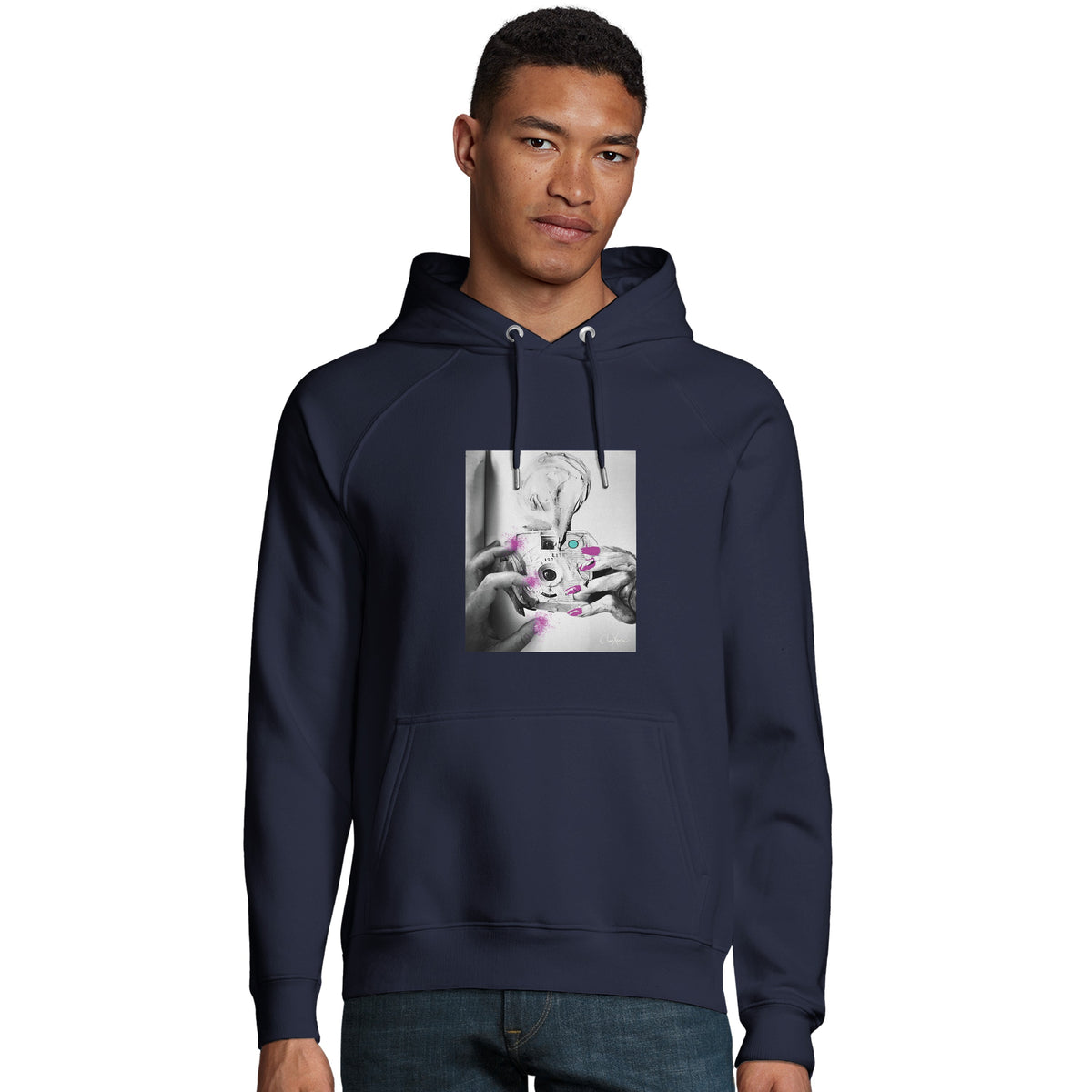 Synergy - "Synch'd Hands" Hoodie French Navy 3