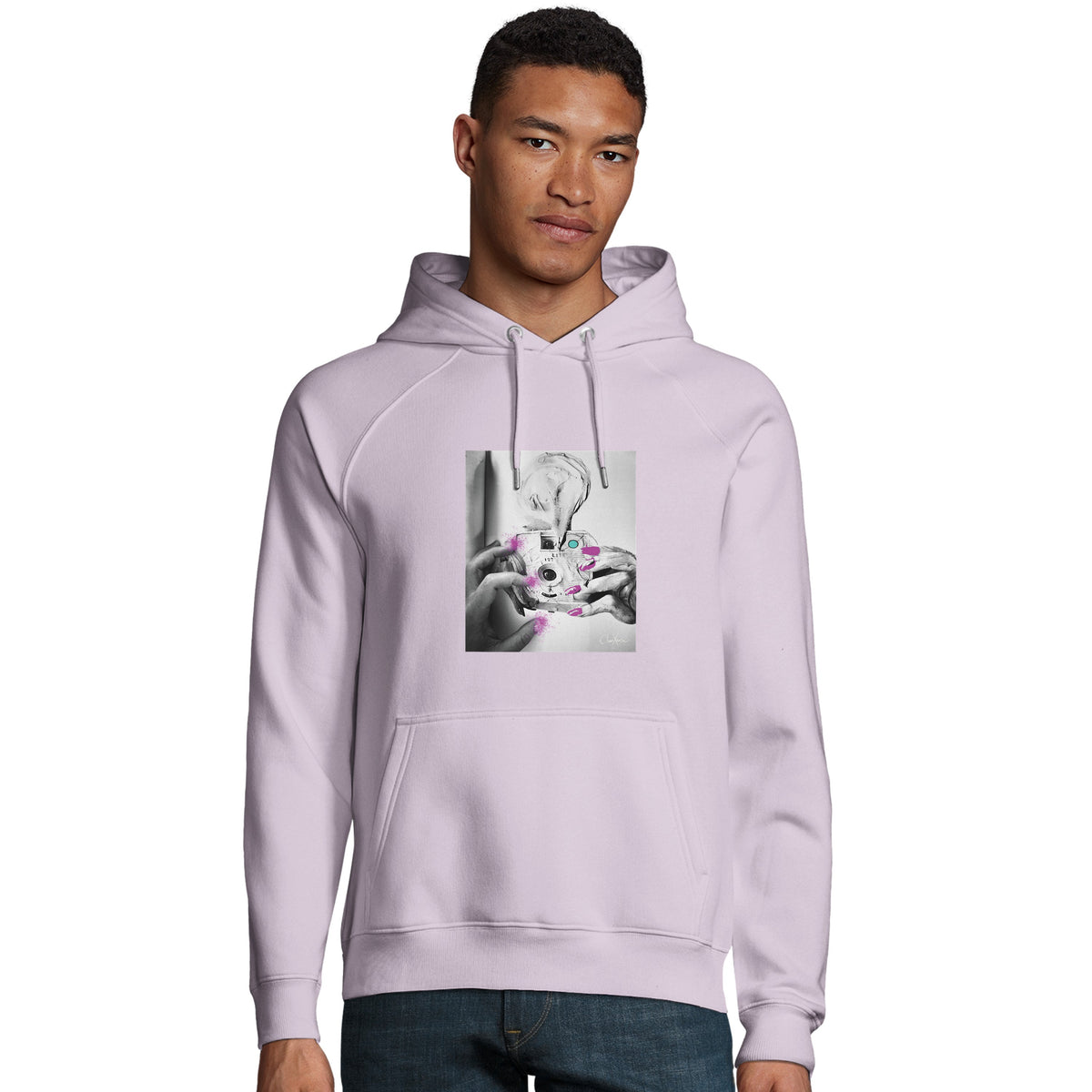 Synergy - "Synch'd Hands" Hoodie lilak 3