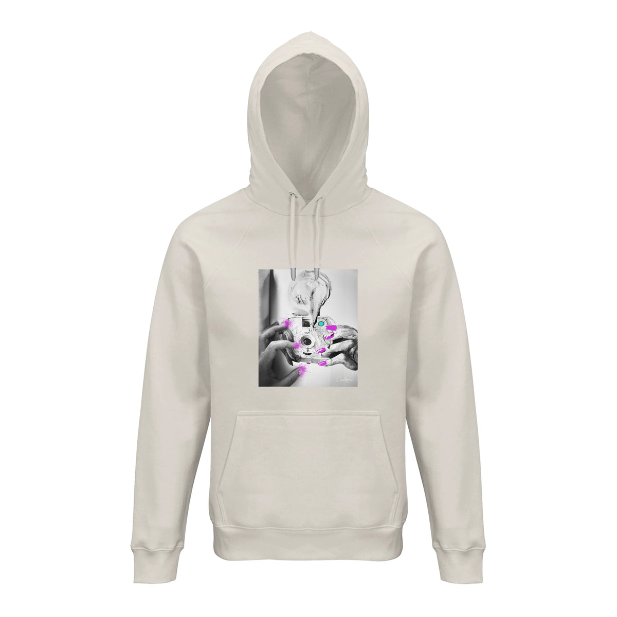 Synergy - "Synch'd Hands" Hoodie Off White 1