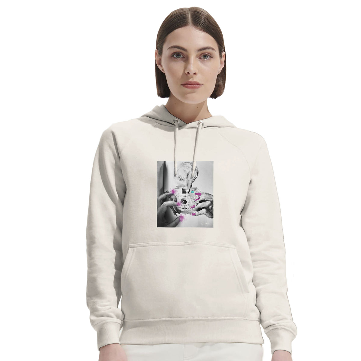 Synergy - "Synch'd Hands" Hoodie Off White 5