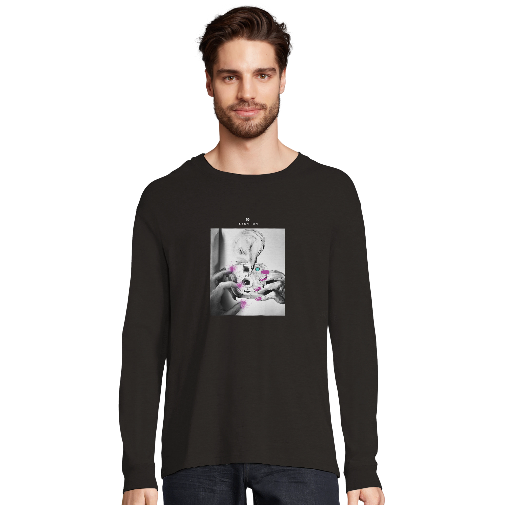 Synergy - "Synch´d Hands" Long sleeve Deep Black 3