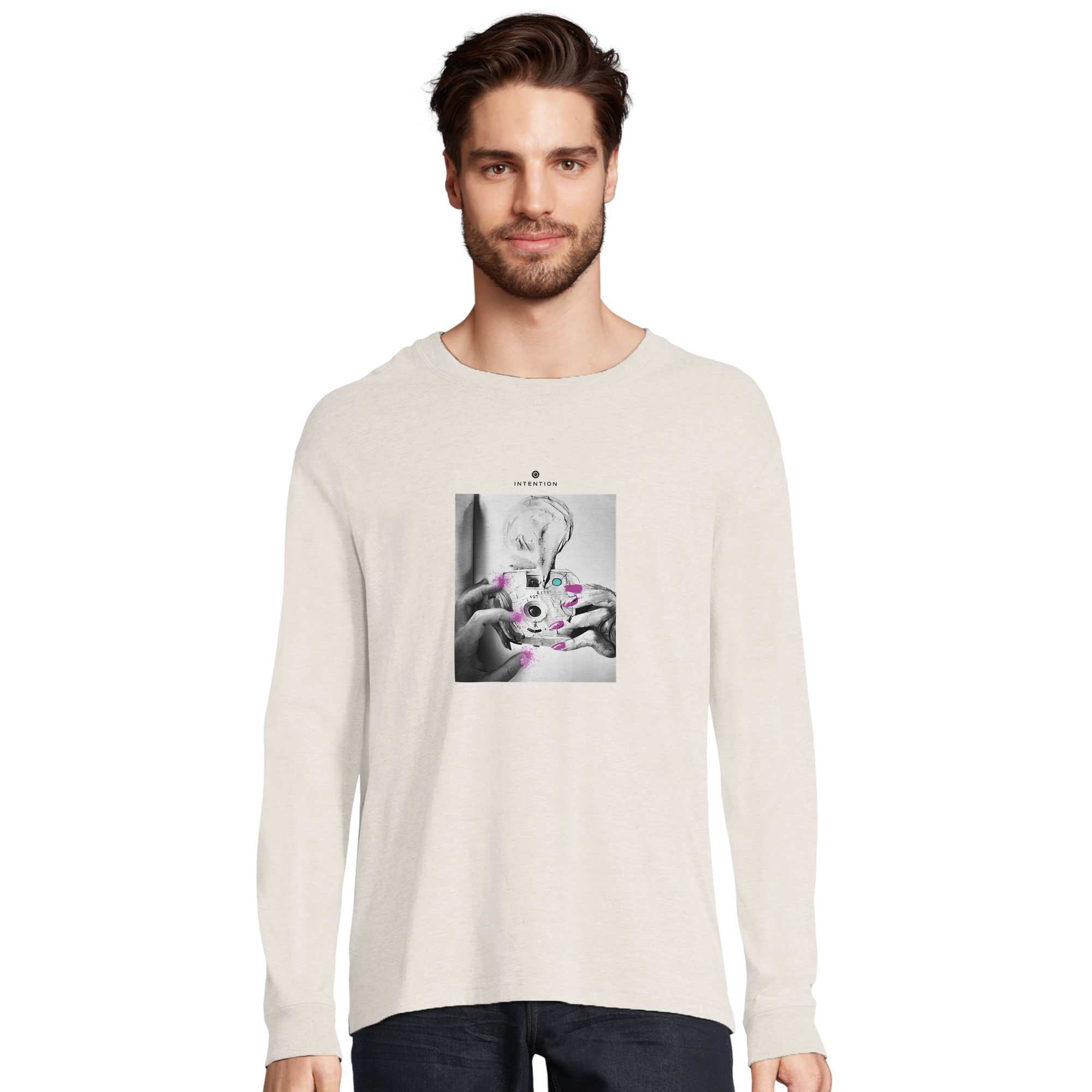 Synergy - "Synch´d Hands" Long sleeve Off White 3