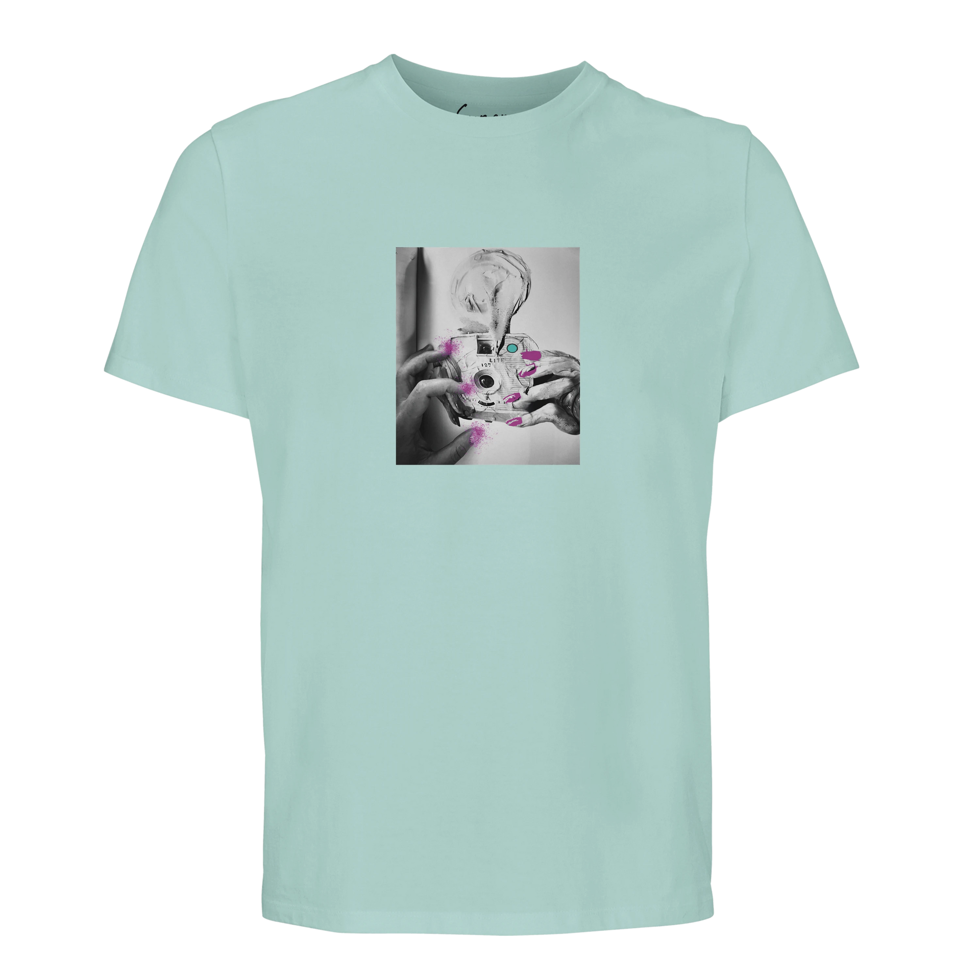 Synergy - "Synch´d Hands" T-shirt arctic blue 1