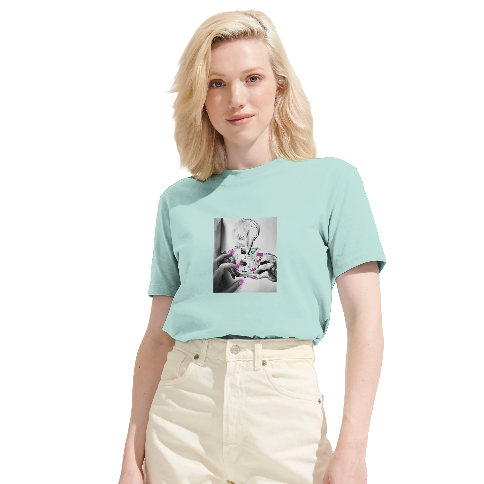 Synergy - "Synch´d Hands" T-shirt arctic blue 6