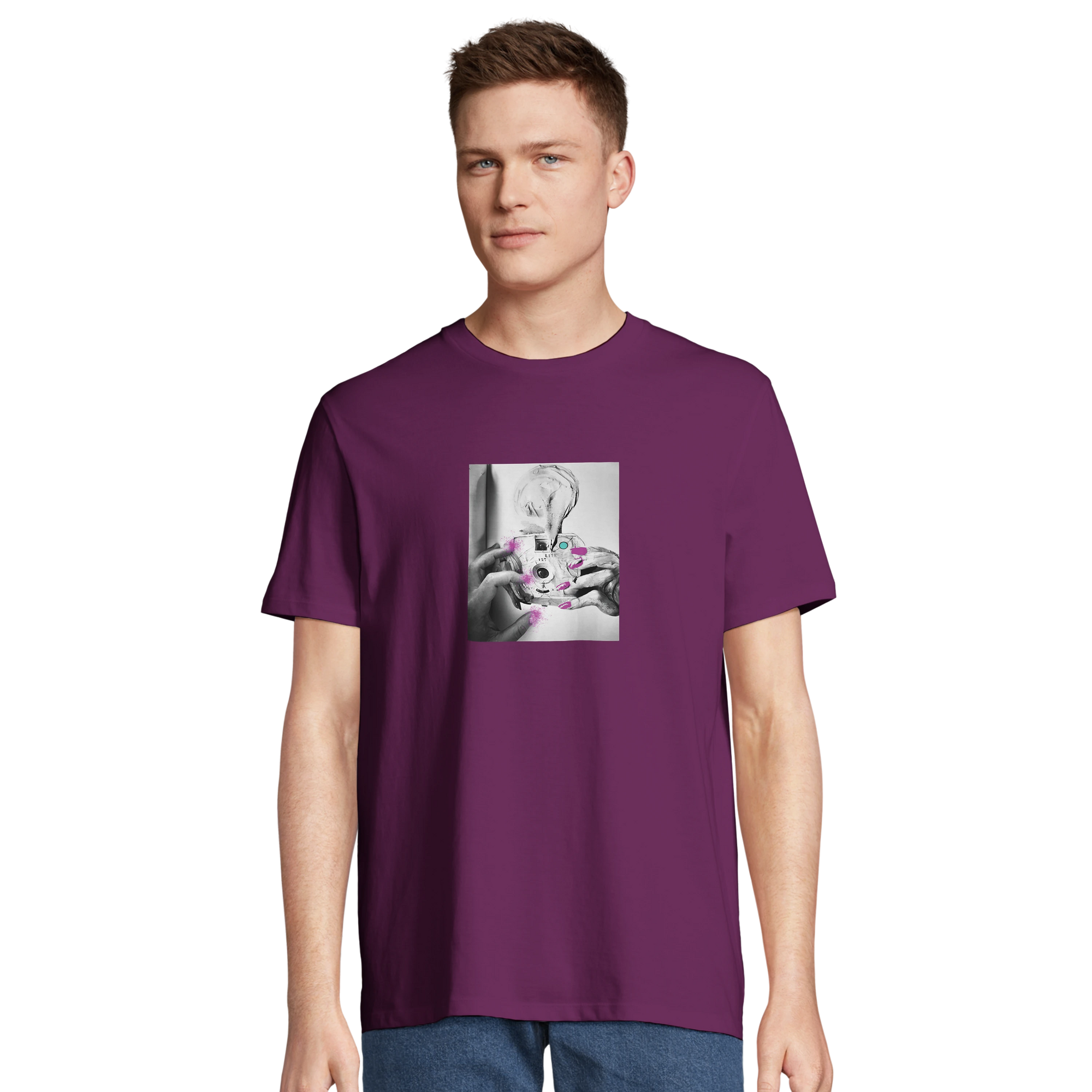 Synergy - "Synch´d Hands" T-shirt astral purple 4
