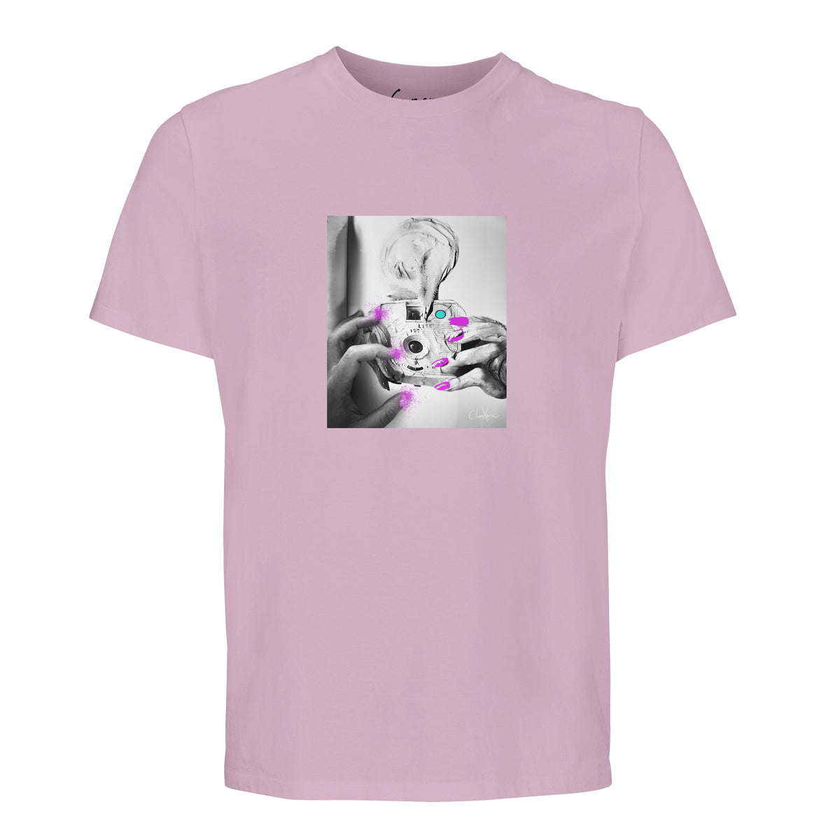 Synergy - "Synch'd Hands" T-shirt Candy Pink 1