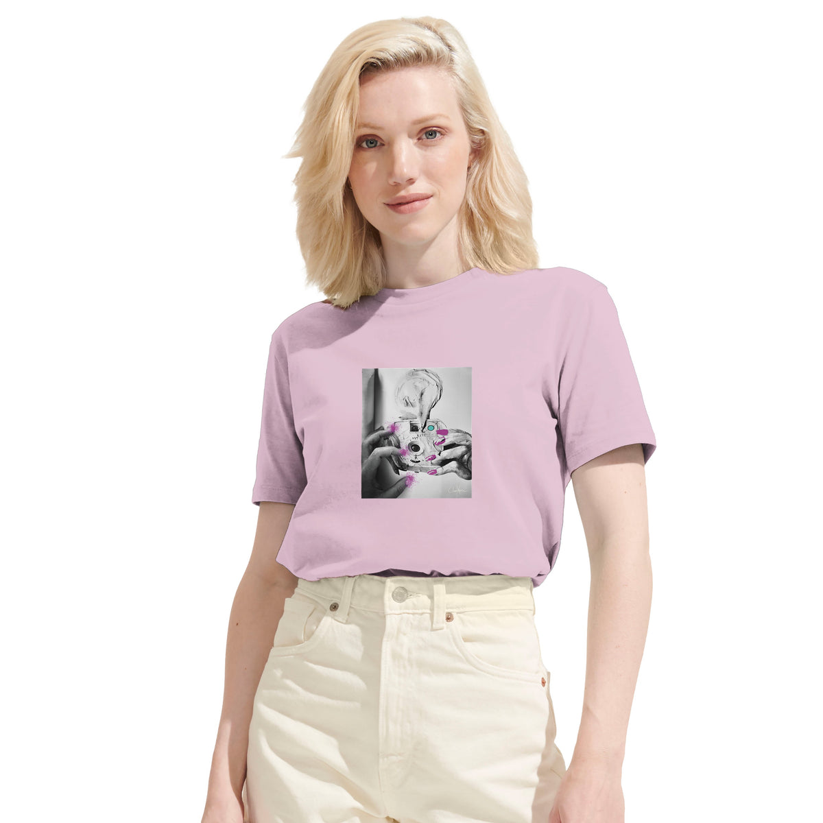 Synergy - "Synch'd Hands" T-shirt Candy Pink 6