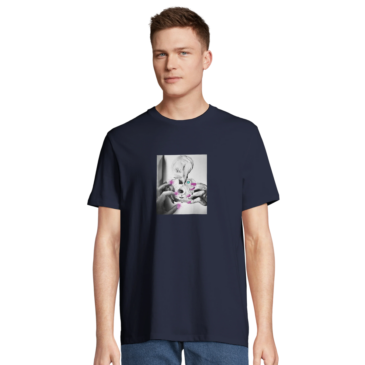 Synergy - "Synch´d Hands" T-shirt French Navy 4