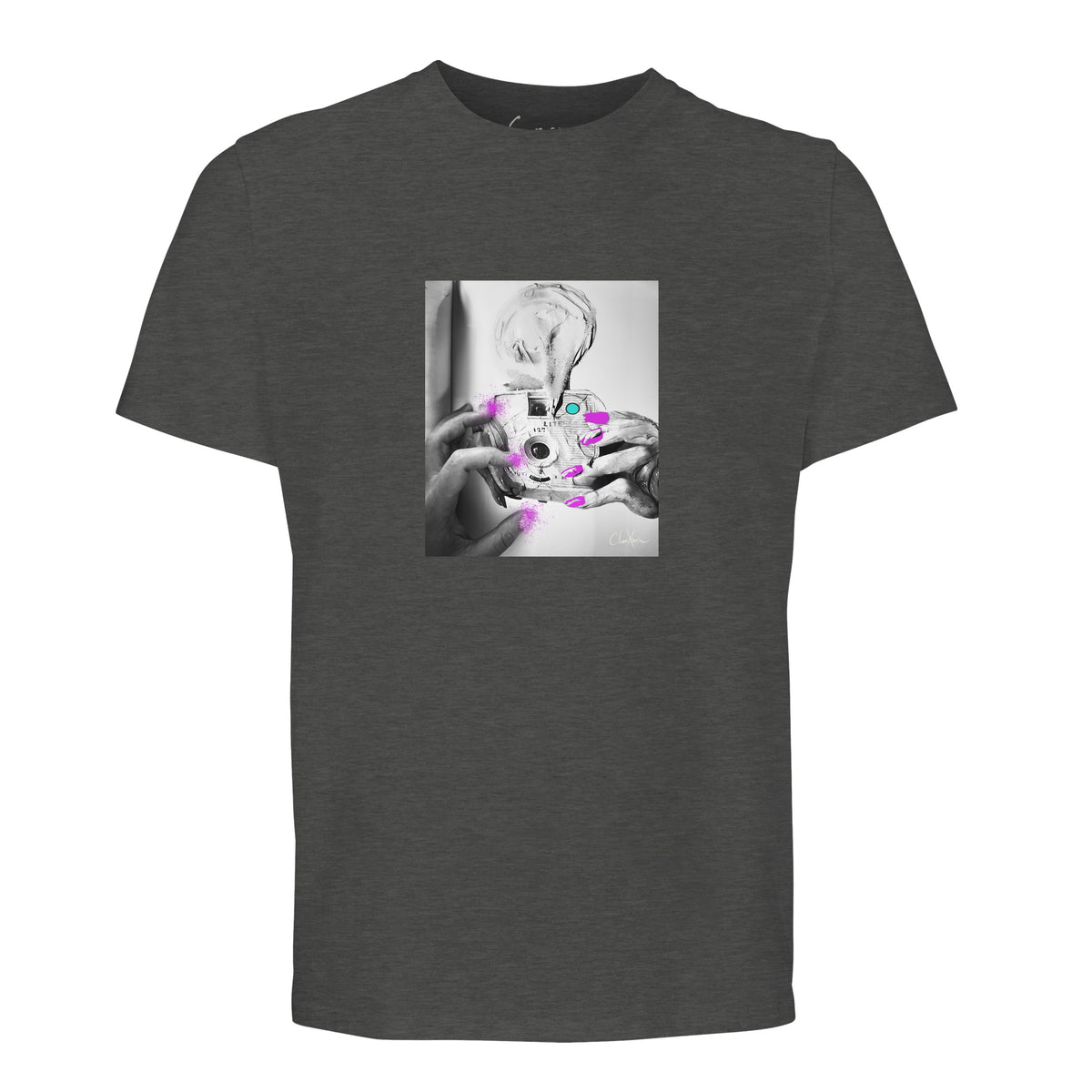 Synergy - "Synch'd Hands" T-shirt Grey Melange 1
