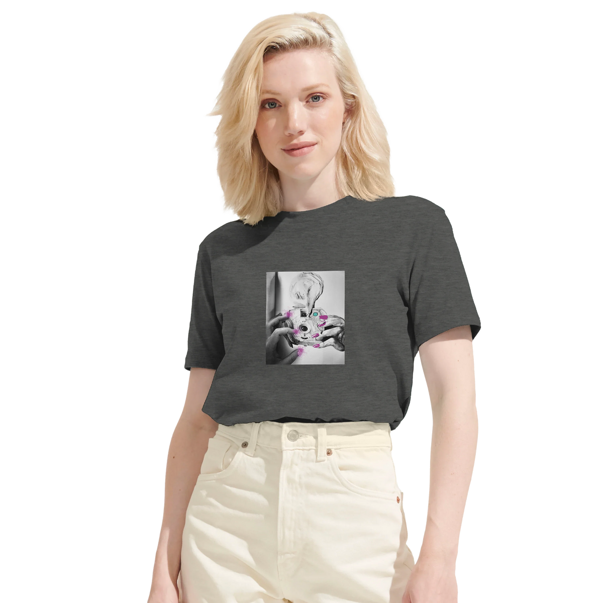 Synergy - "Synch´d Hands" T-shirt Grey Melange 6