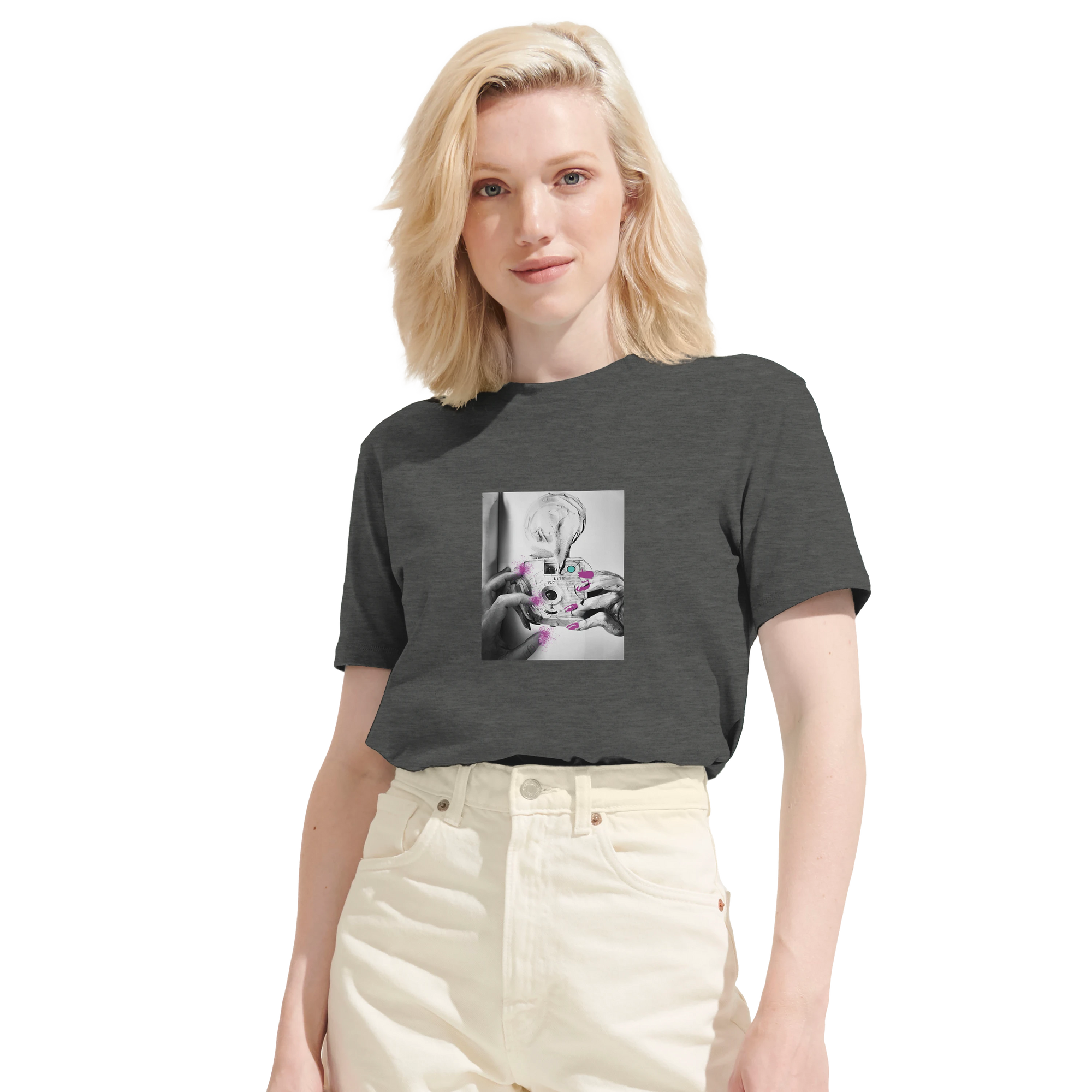 Synergy - "Synch´d Hands" T-shirt Grey Melange 6
