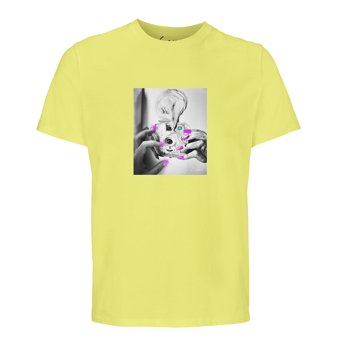 Synergy - "Synch'd Hands" T-shirt Light Yellow 1