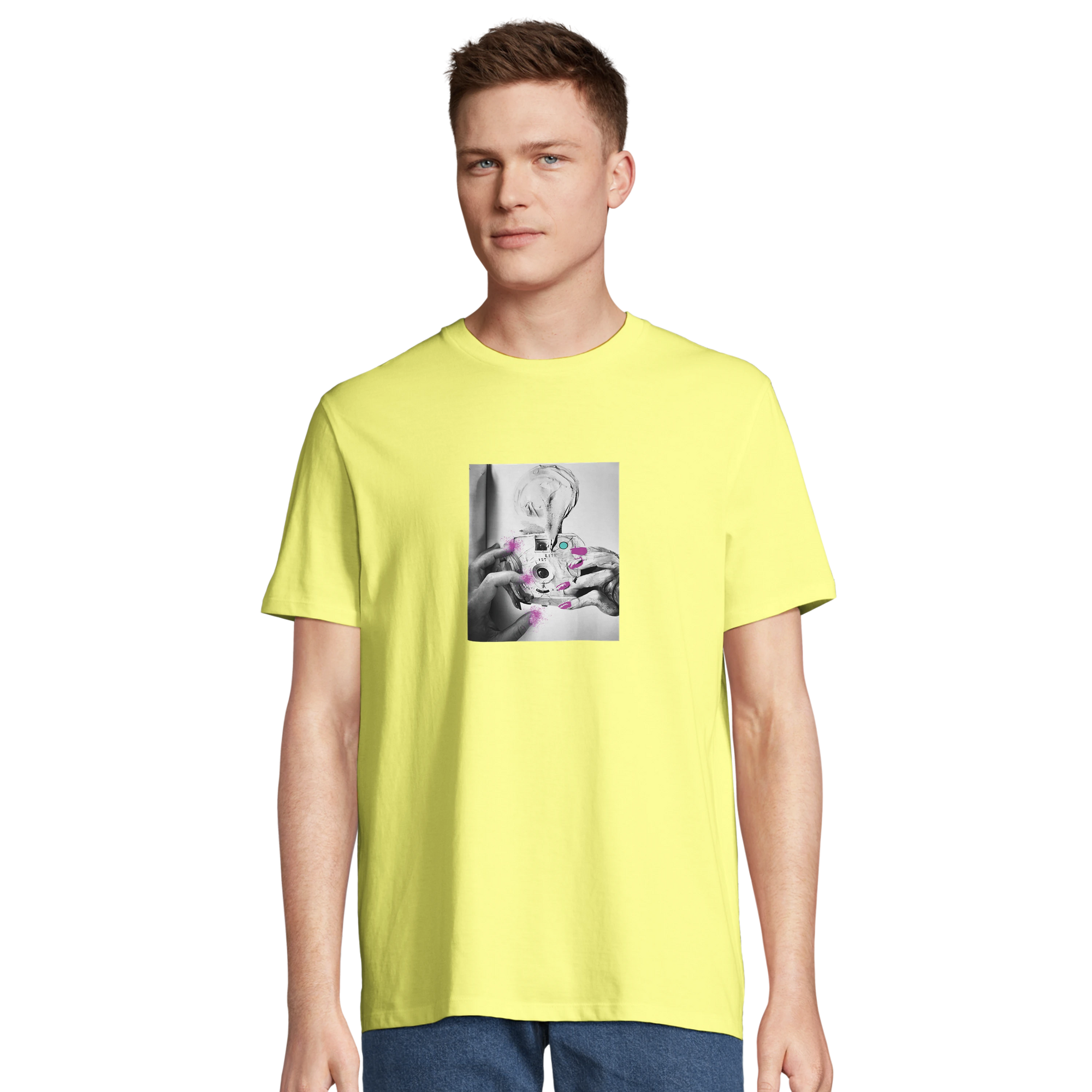 Synergy - "Synch´d Hands" T-shirt Light Yellow 4