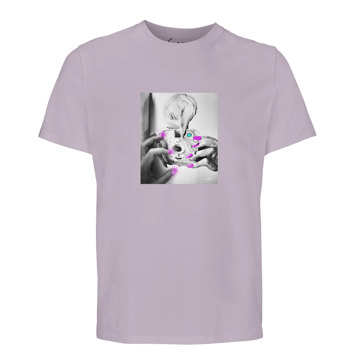 Synergy - "Synch'd Hands" T-shirt lilak 1