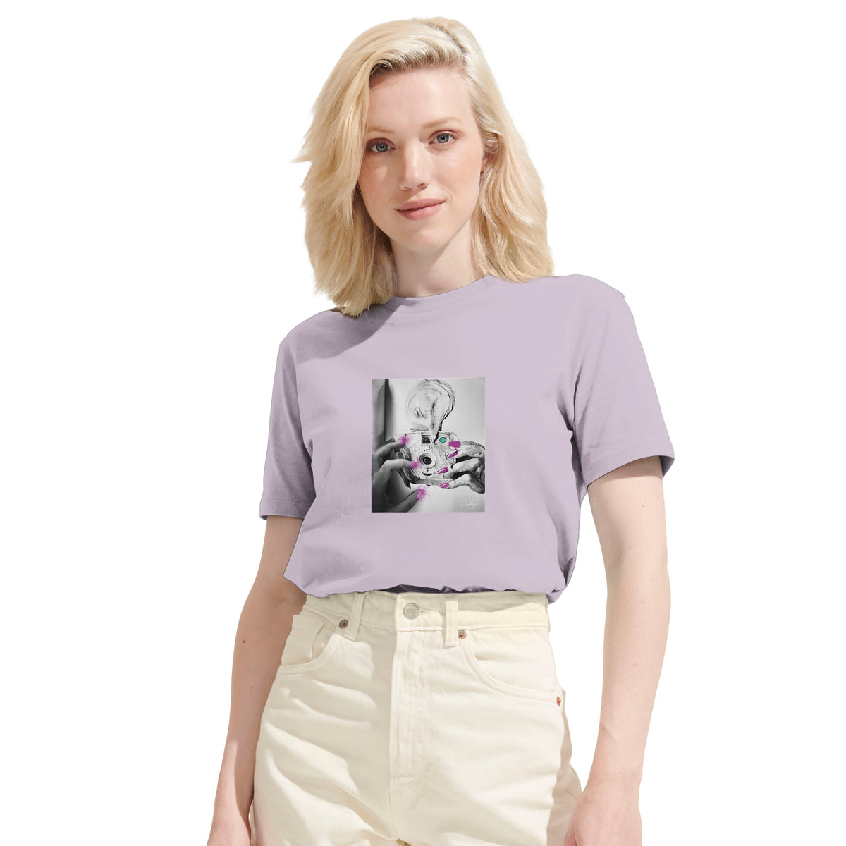 Synergy - "Synch'd Hands" T-shirt lilak 6