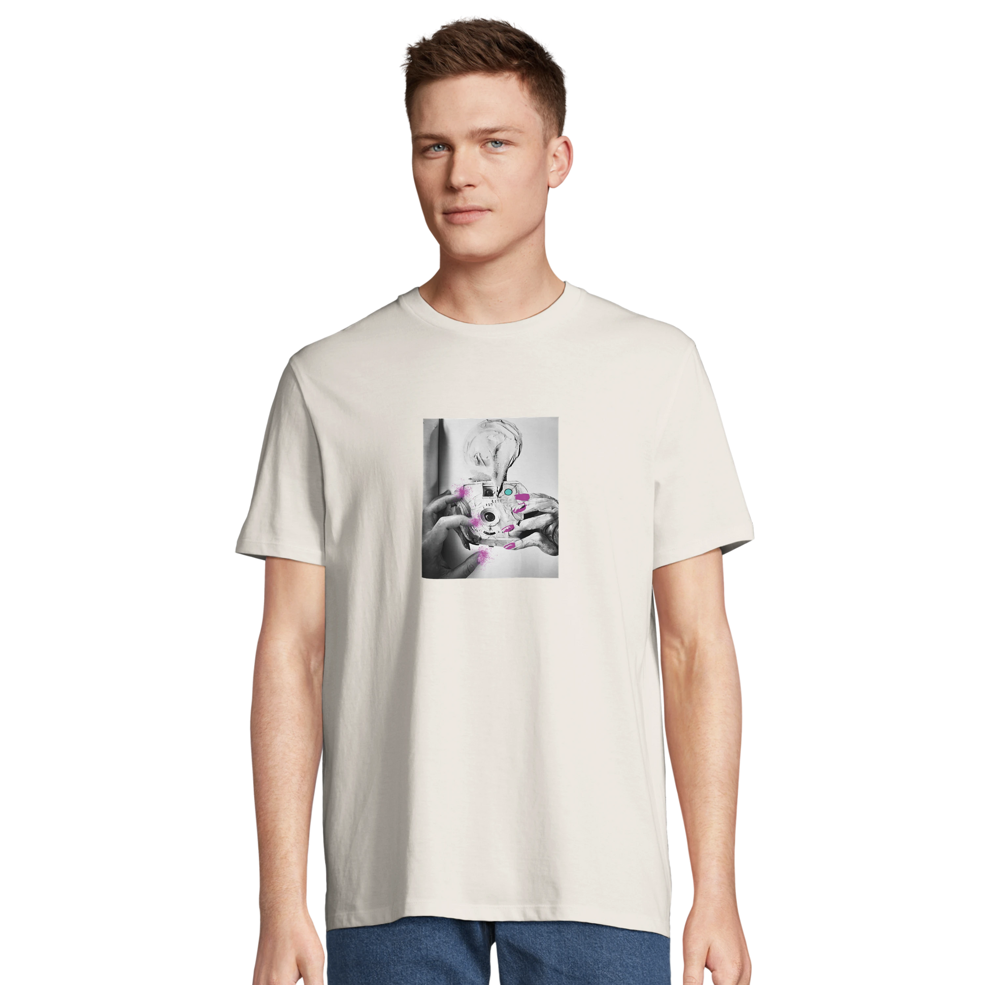 Synergy - "Synch´d Hands" T-shirt Off White 4