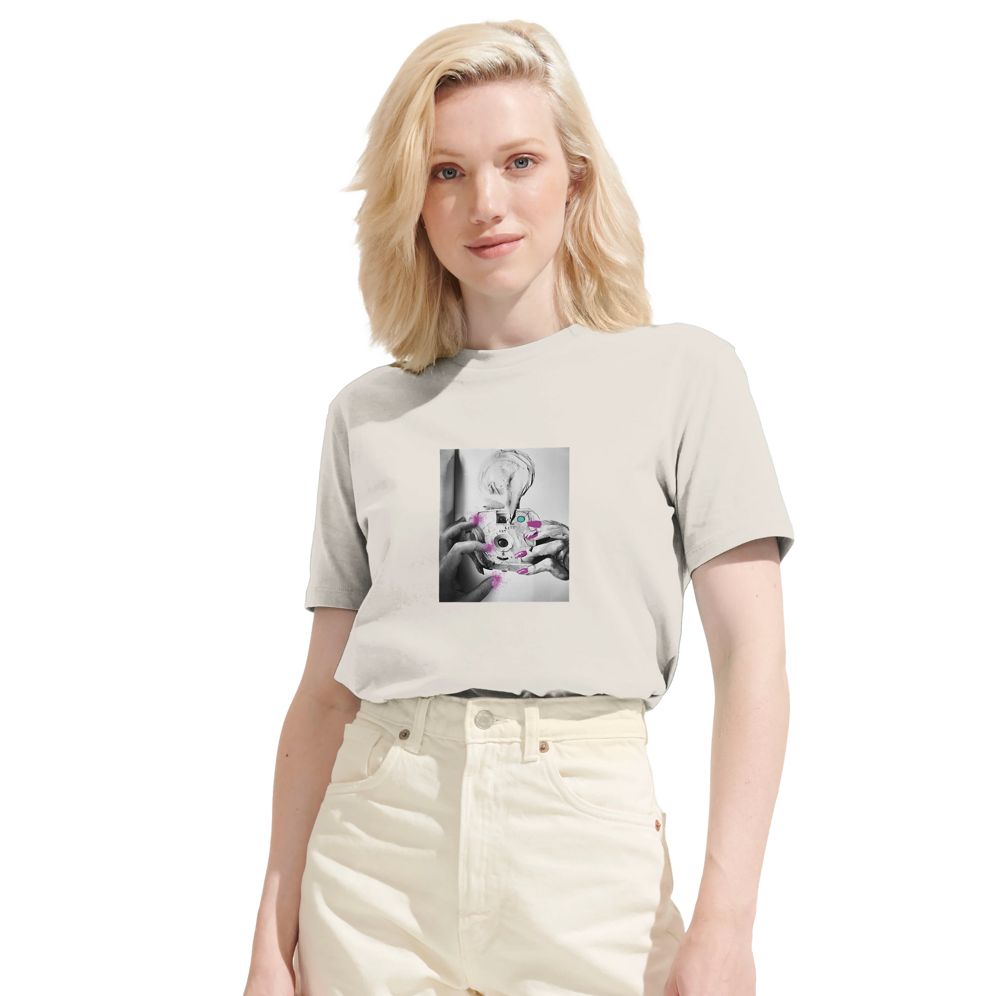 Synergy - "Synch´d Hands" T-shirt Off White 6