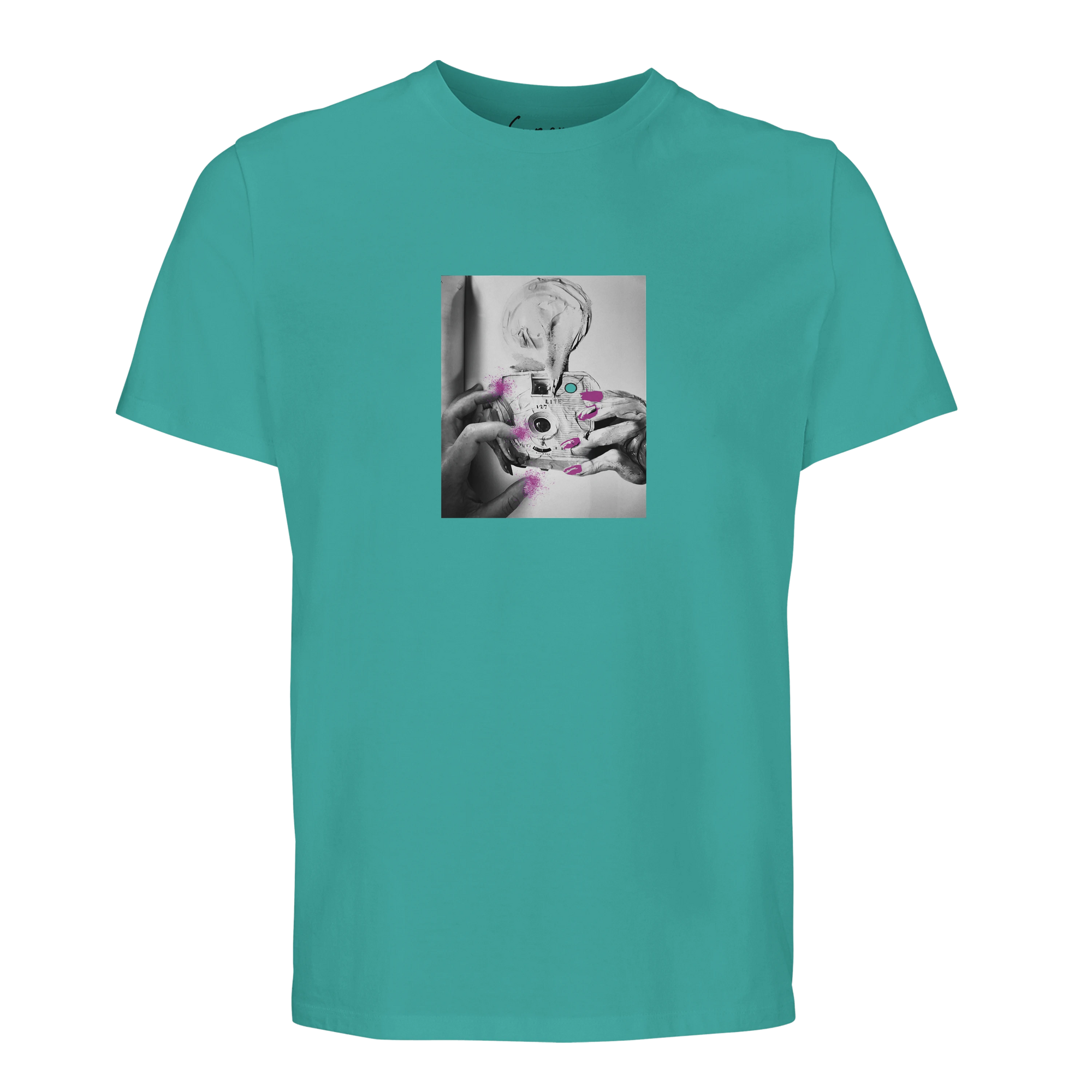 Synergy - "Synch´d Hands" T-shirt pool blue 1