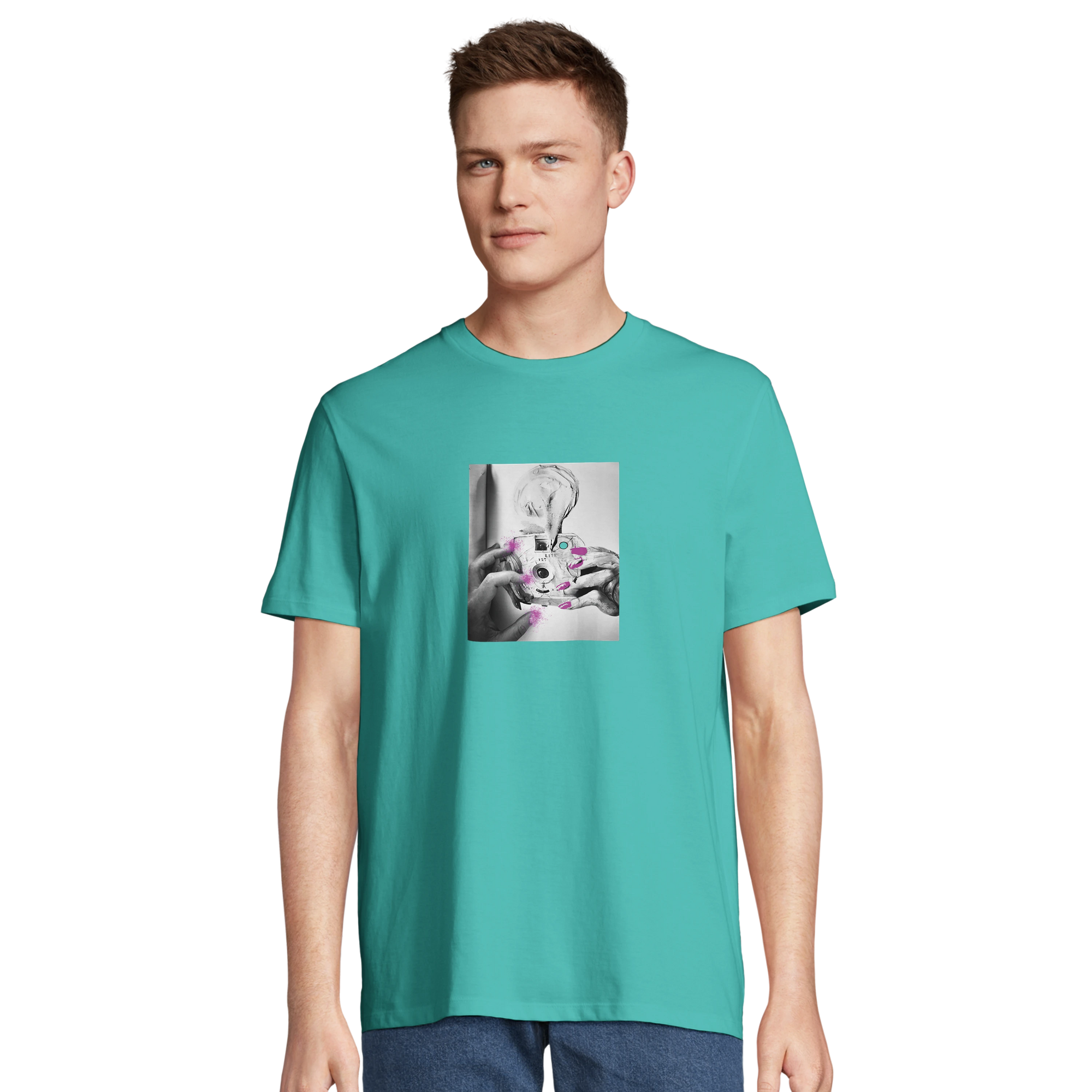 Synergy - "Synch´d Hands" T-shirt pool blue 4
