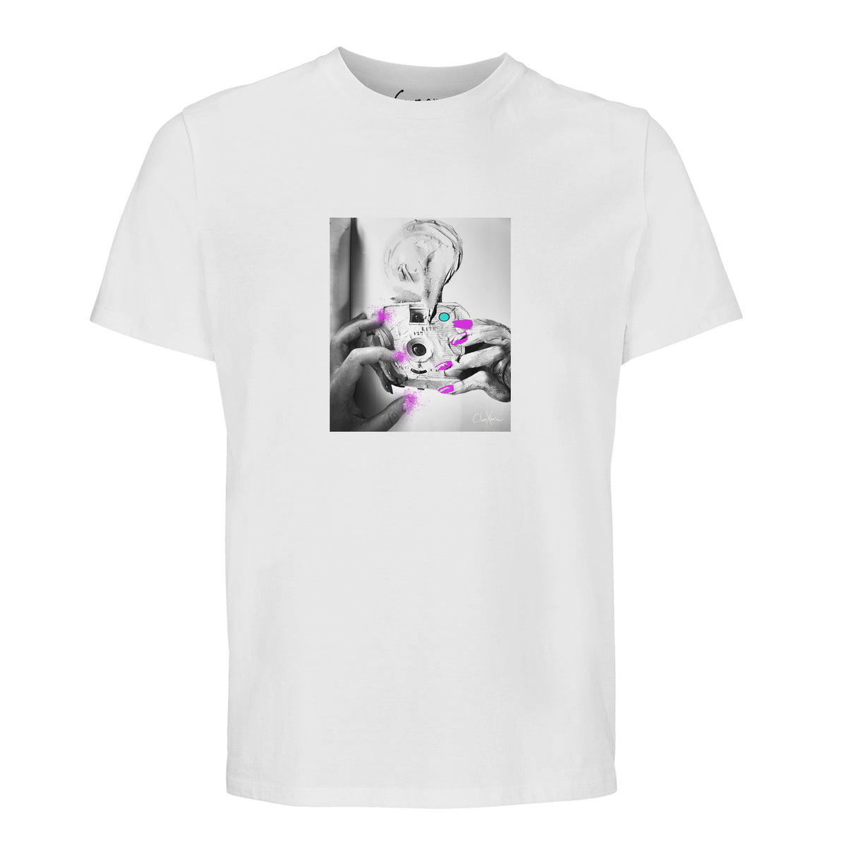 Synergy - "Synch'd Hands" T-shirt White 1