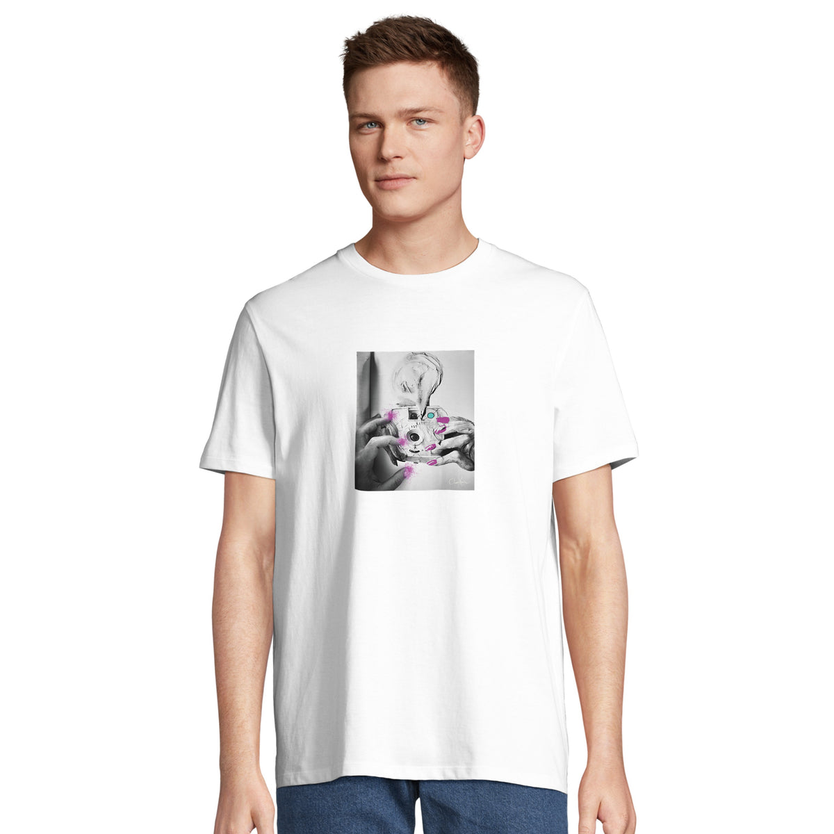 Synergy - "Synch'd Hands" T-shirt White 4