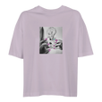 Synergy Synch'd Hands Organic Women's Oversized T-shirt lilak flat front