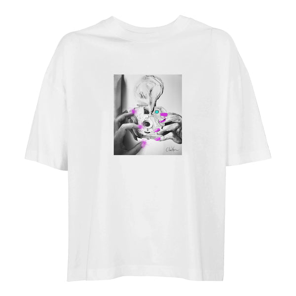 Synergy - "Synch'd Hands" T-shirt White 1