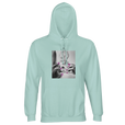 Synergy Synch'd Hands Recycled Blend Unisex Hoodie arctic blue flat front