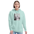 Synergy Synch'd Hands Recycled Blend Unisex Hoodie arctic blue second model front