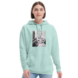 Synergy Synch'd Hands Recycled Blend Unisex Hoodie arctic blue second model front