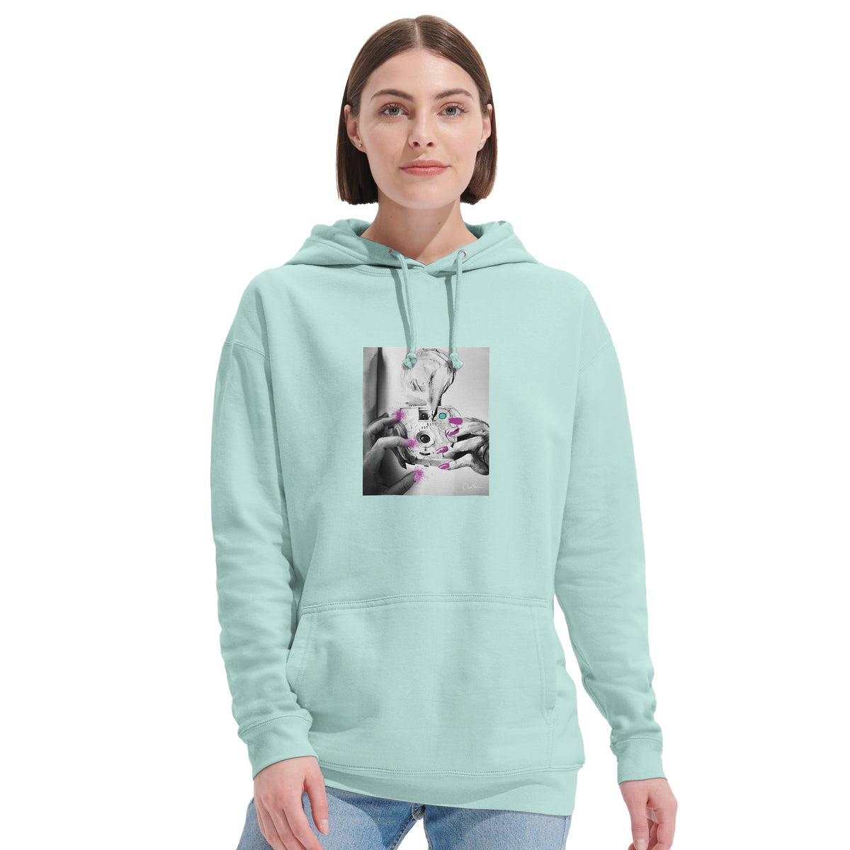 Synergy - "Synch'd Hands" Hoodie arctic blue 6