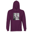 Synergy Synch'd Hands Recycled Blend Unisex Hoodie astral purple flat front