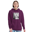 Synergy Synch'd Hands Recycled Blend Unisex Hoodie astral purple second model front