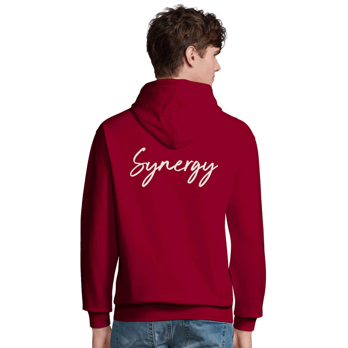 Synergy - "Synch'd Hands" Hoodie Burgundy 5