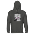 Synergy Synch'd Hands Recycled Blend Unisex Hoodie charcoal melange flat front