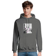 Synergy - "Synch'd Hands" Hoodie charcoal melange 4