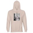 Synergy Synch'd Hands Recycled Blend Unisex Hoodie creamy pink flat front