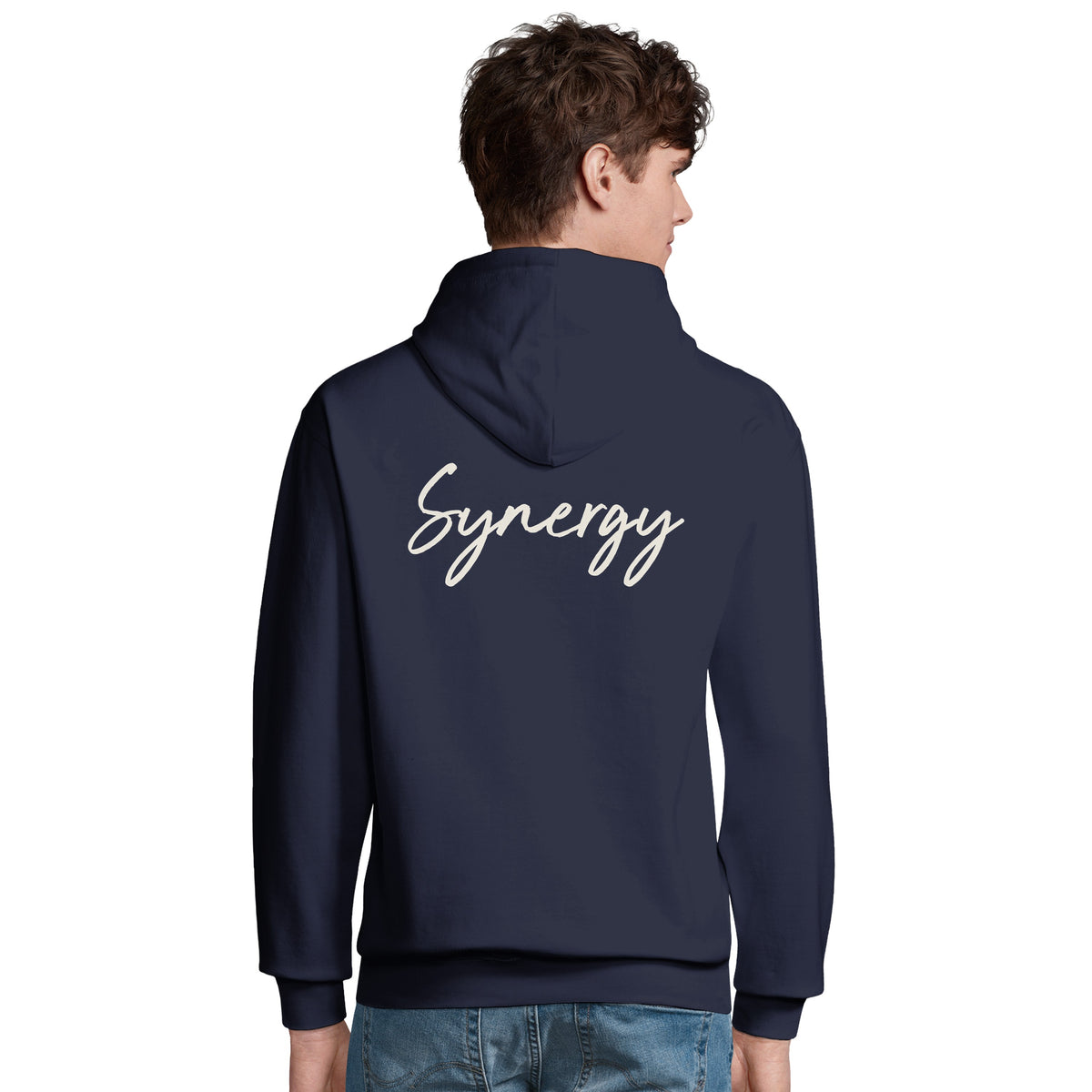 Synergy - "Synch'd Hands" Hoodie French Navy 5