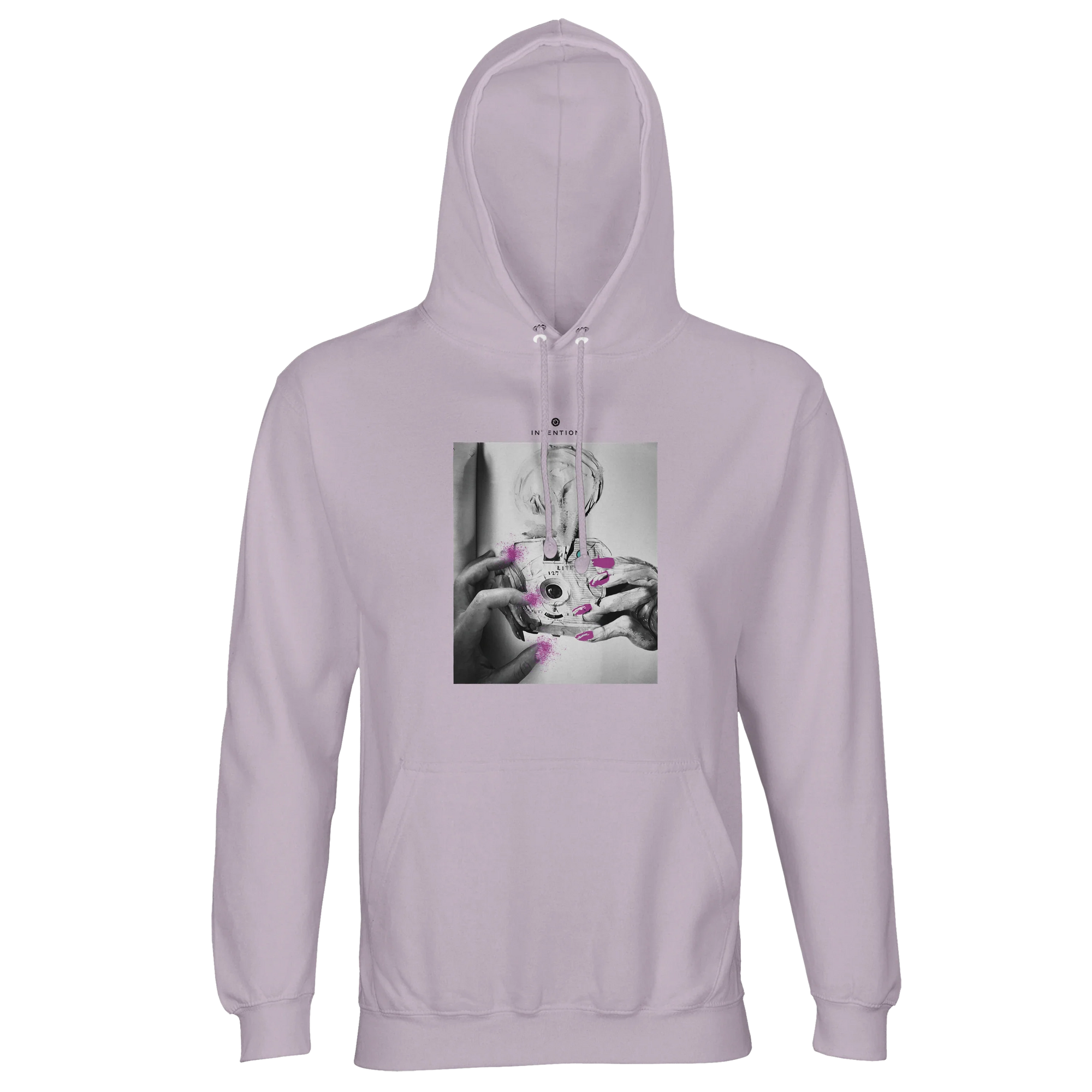 Synergy Synch'd Hands Recycled Blend Unisex Hoodie lilak flat front