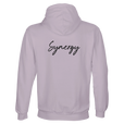 Synergy Synch'd Hands Recycled Blend Unisex Hoodie lilak flat back