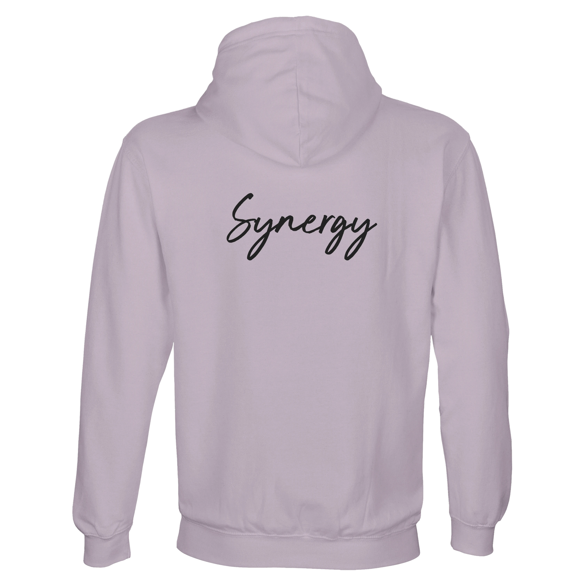 Synergy Synch'd Hands Recycled Blend Unisex Hoodie lilak flat back