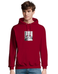 Synergy - "Synch´d Hands" Hoodie Burgundy XS 3