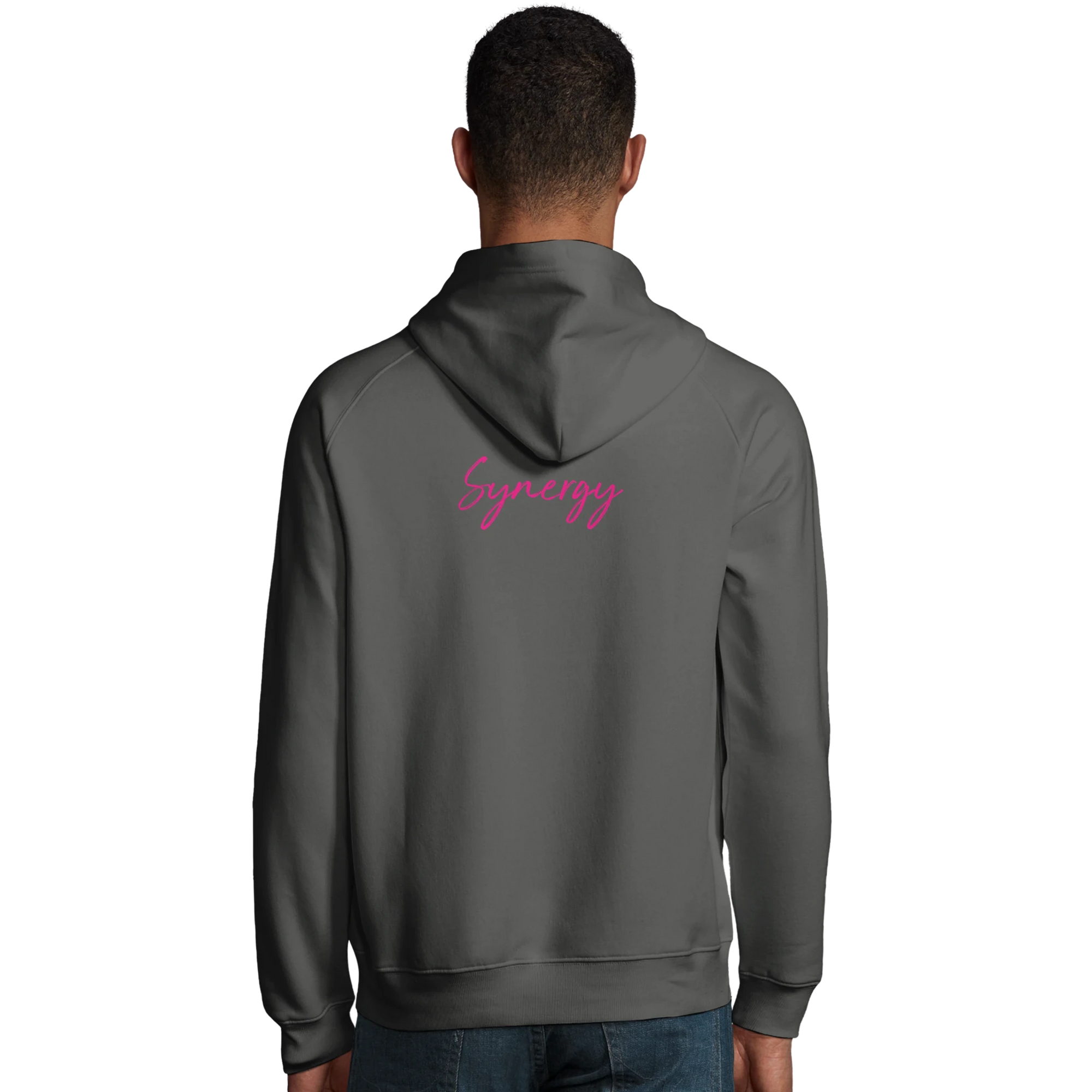 Synergy - "Synch´d Hands" Hoodie charcoal melange XS 4