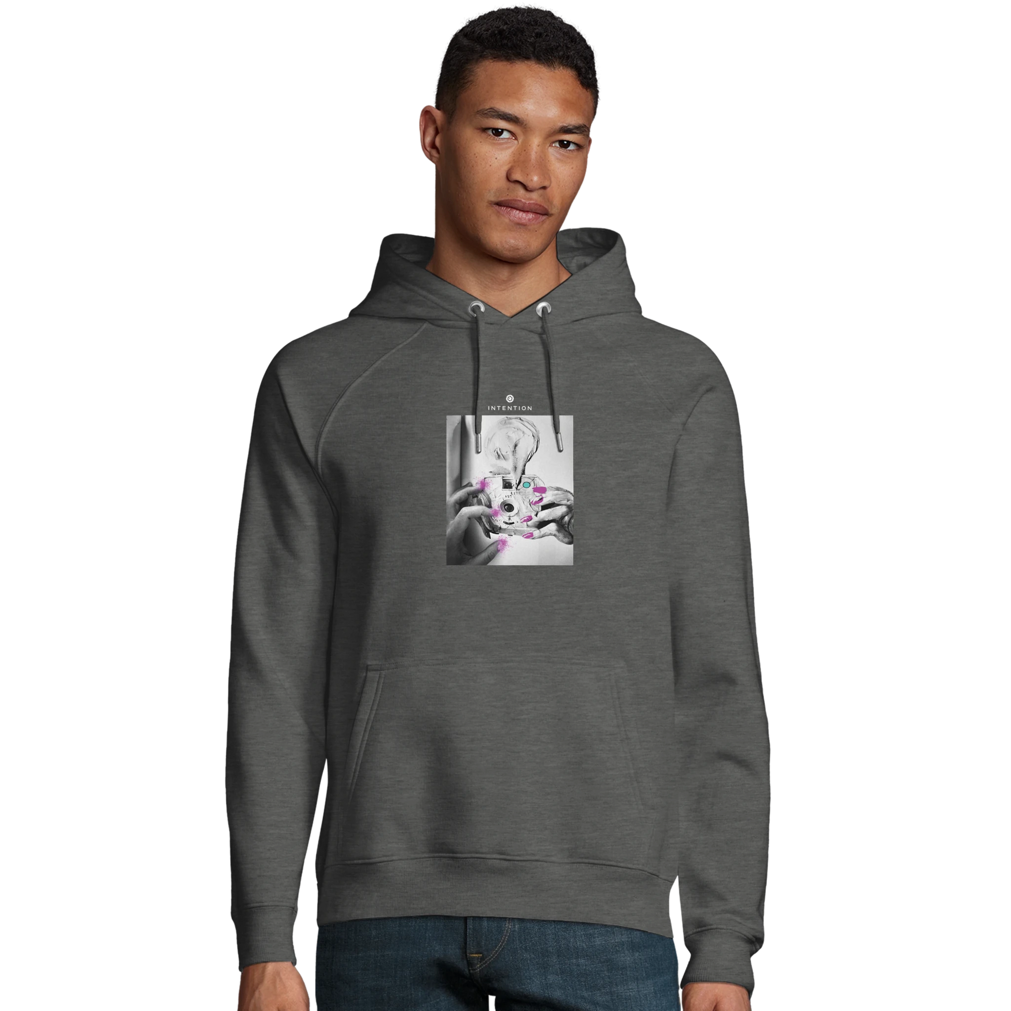 Synergy - "Synch´d Hands" Hoodie Grey Melange XS 3